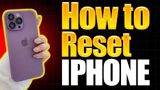 How to reset your iPhone  Reset iPhone Guide [upl. by Anirrak664]