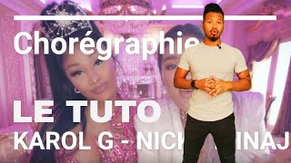 Tuto Danse Apprendre une chorégraphie simple et fun sur TUSA de Nicky Minaj amp Karol G  DEBUTANT [upl. by Farrow]