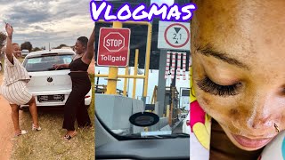 VLOGMAS Driving from Durban to Polokwane attending an anniversary installing lashes [upl. by Bea]