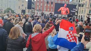 🇭🇷🏊Hrvatska vaterpolo reprezentacija 🥇🏆 Što na nebu sja visoko 🎉🔥 [upl. by Cassandre]