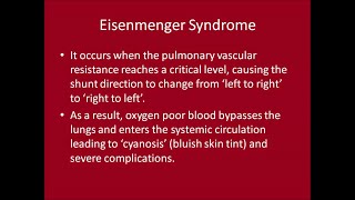 Eisenmenger Syndrome [upl. by Earissed55]