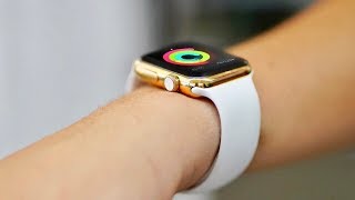 24K Gold Apple Watch Review  is it worth 2000 [upl. by Siravrat]