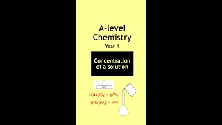 How to calculate concentration of a solution Alevel Chemistry exam question [upl. by Oirogerg]