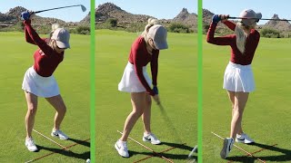 How to Swing a Golf Club  Being Basic with Paige Beginner Golfer Series [upl. by Lennad]