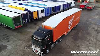 Montracon Palletforce Double Deck Trailer 4s Distribution Collection [upl. by Annotahs135]