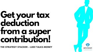 How do I get a super tax deduction before June  the steps to ensure you lower your tax this year [upl. by Aihsirt218]