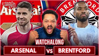 Arsenal 21 Brentford  Premier League  Watchalong WTroopz [upl. by Frierson]