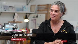 Tracey Emin Speaks Of Being Named In The Kings Birthday Honours List On BBC Breakfast 15062024 [upl. by Rehprotsirhc618]