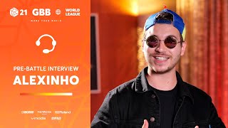 Alexinho 🇫🇷  GRAND BEATBOX BATTLE 2021 WORLD LEAGUE  PreBattle Interview [upl. by Flight]