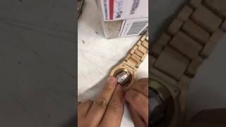 Removing the Movement from a WeWOOD Watch [upl. by Rahr]