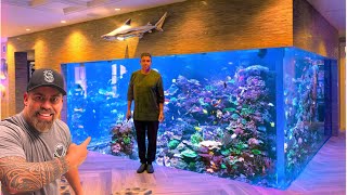 Inside the most EXPENSIVE Home Aquarium In the WORLD [upl. by Oriole]