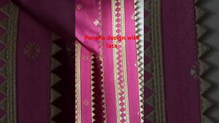 New salwar poncha design  new salwar mohri design fashiontrandingsuit newsong diy [upl. by Lavotsirc318]