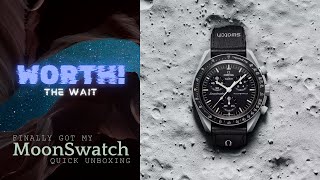 Late in the game but worth the wait  MoonSwatch Unboxing ASMR [upl. by Agretha816]