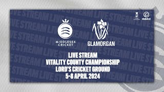 MIDDLESEX V GLAMORGAN LIVE STREAM  COUNTY CHAMPIONSHIP DAY FOUR [upl. by Ward]