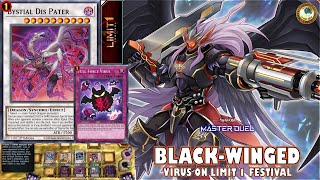 Blackwing Limit 1 Deck  Bystial Assault Dragon  Blackwing Virus Festival YuGiOh MASTER DUEL [upl. by Ecnarf]