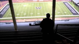 Longtime voice of Husky Stadium Lou Gellermann BA 58 [upl. by Ahsena]