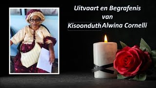 LIVESTREAMING Uitvaarten Begrafenis van Kissoonduth Alwina Cornelli [upl. by Magda382]