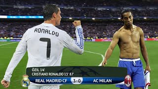 Ronaldinho had nightmares after Cristiano Ronaldos performance in this match [upl. by Sitoiyanap]