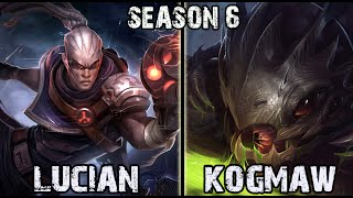 Imp vs Deft Lucian vs Kogmaw ADC Ranked Challenger Korea [upl. by Ainirtac]