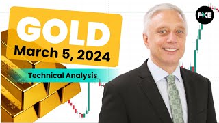 Gold Daily Forecast and Technical Analysis for March 05 2024 by Bruce Powers CMT FX Empire [upl. by Yanal]