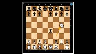 Chess trick to win Queen In Opening chess chesstricks [upl. by Ahseik]