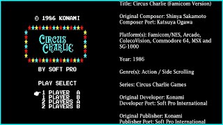 Circus Charlie FC Soundtrack in FULL HD amp 320 KBPS [upl. by Portugal521]