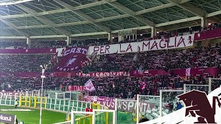 Torino  Empoli 161223 Formazioni Tributo Mihajlovic Inno del Toro ingresso giocatori [upl. by Ahsilahs]