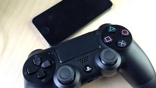 Play iOS games with Sony PlayStation Dual Shock 4 controller [upl. by Sheba62]