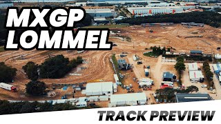 MXGP of Flanders  Lommel  Drone track preview on Thursday [upl. by Lihcox]