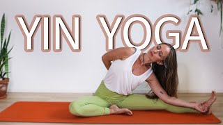 Yin yoga en español 60 min ✨ YIN YOGA todo el cuerpo [upl. by Mihe]