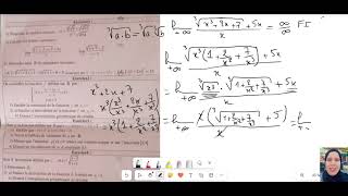 devoir 1 de math de 2bac modèle 3 la continuité et la dérivabilité [upl. by Telimay]