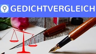 Gedichtvergleich  Vergleich amp Interpretation von Gedichten  Zusammenfassung  Lyrik [upl. by Ettenaj]