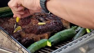 grill steaks on Monday evening at my backyard [upl. by Janaye845]