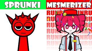 Incredibox Sprunki But MESMERIZER ALL SOUND  Normal vs Horror Version 【初音ミク】メズマライザー [upl. by Coralyn]