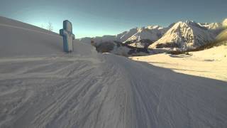 Livigno Mottolino 2014 Niebieskie trasy nie zawsze są niebieskie [upl. by Ainadi]