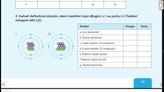 kimya 7 bölmə 2 ümumiləşdirici tapşırıqlar [upl. by Swerdna]