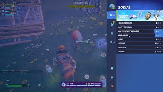 Spectating a Hacker in Fortnite Reload [upl. by Asyla]