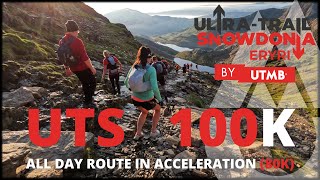 ULTRATRAIL SNOWDONIA by UTMB UTS 100K Snowdonia National Park Wales All Day Route Accelerated [upl. by Eseilenna]