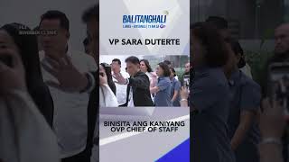 VP Sara binisita si OVP chief of staff Atty Zuleika Lopez na nakadetain sa Kamara  Balitanghali [upl. by Ahsenaj585]