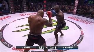 Romero vs Manhoef Full Fight Highlights [upl. by Attenrev350]