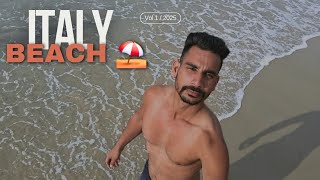 ITALY beach explore Savona beach ⛱️ italytravel indianvlogger beachlife [upl. by Anires]