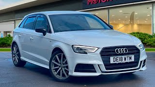 Used Audi A3 15 TFSI CoD Black Edition Sportback Euro 6 ss 5dr  Motor Match Crewe [upl. by Ready]