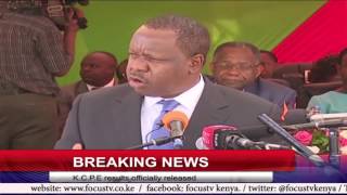 KCPE 2016 RESULTS RELEASE speech by Dr Fred Matiangi [upl. by Orual]