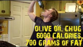 One Man One Bottle of Olive Oil 6000 Calories VIEWER DISCRETION ADVISED  Furious Pete [upl. by Laoj]