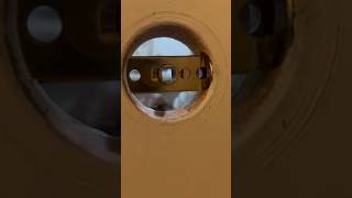 How to Unlock a Door without a Knob Deadbolt Latch Bolt Stuck Inside Door Jamb [upl. by Avilla]