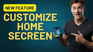 How to customize iPhone home screen ios 18 [upl. by Mohorva]