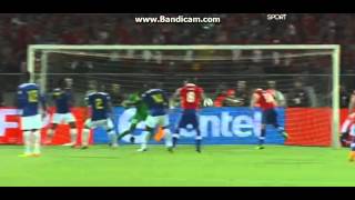 Gary Medel Goal  Chile vs Ecuador 20 HD Eliminatorias Copa Mundial Brazil 2014 [upl. by Ahsitra847]