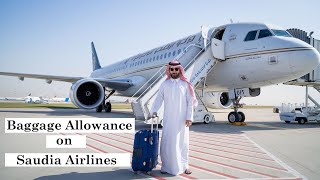 Baggage Allowance on Saudia Airlines  Carry on saudia airlines baggage policy [upl. by Accever273]