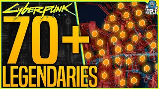 70 LEGENDARY LOOT LOCATIONS In Cyberpunk 2077  Weapons Armor Cyberware amp Blueprints  Guide [upl. by Laved725]