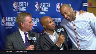 Richard Jefferson amp Dahntay Jones tell story of sitting next to Savannah James on flight [upl. by Kurth626]